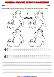 Kindergarten Numbers Printable Worksheets and Exercises